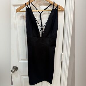 Tobi Black Backless Dress